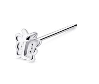 Exotic Butterfly Straight Nose Stud NSKA-819